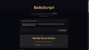 Bollyscript AI