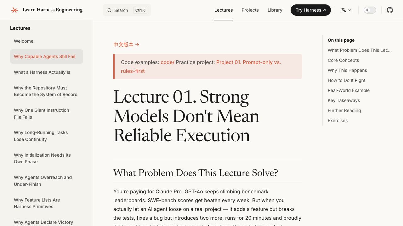 Immersive lecture preview