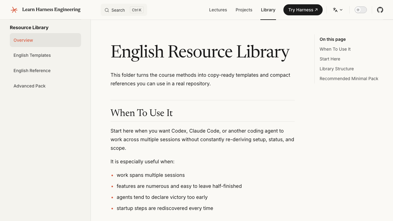 Resource library of ready-to-use templates